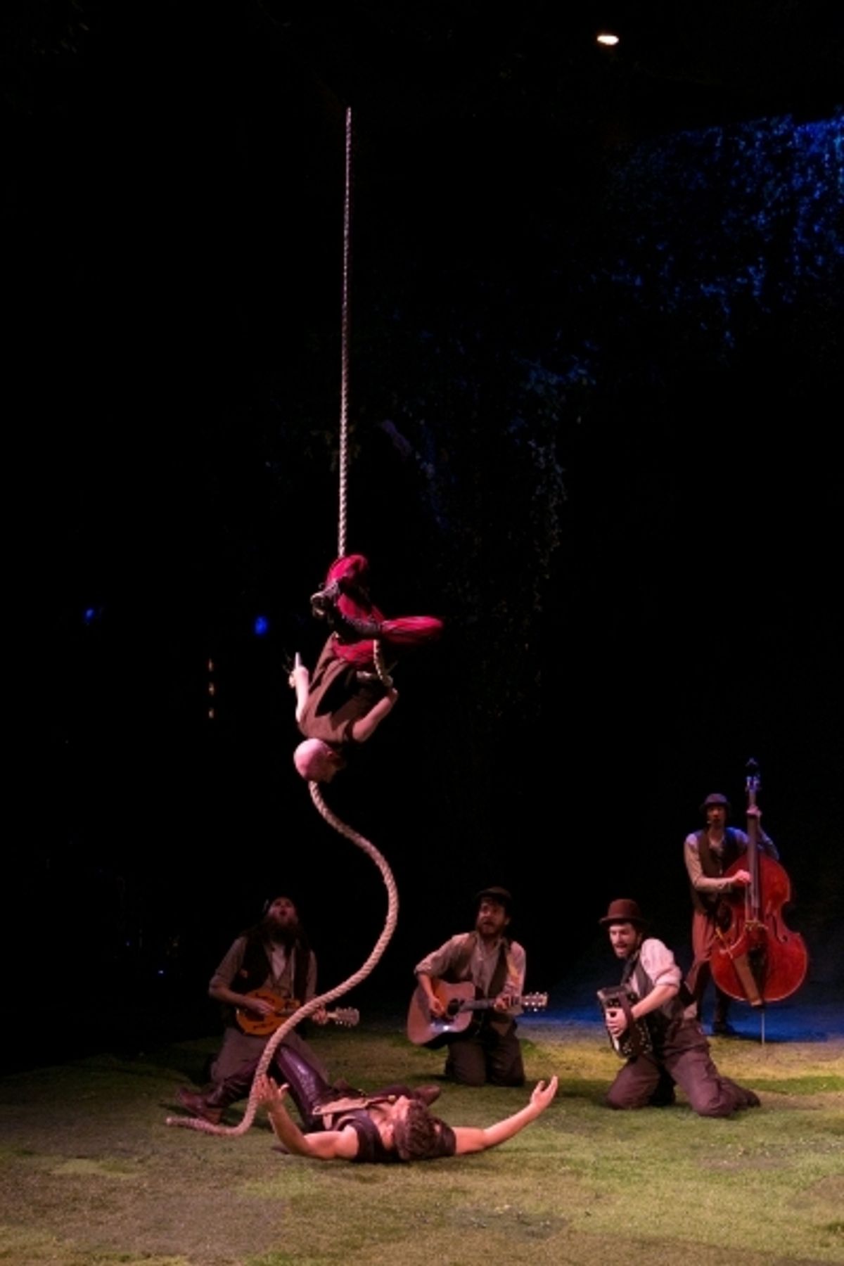 Jeremy Crawford, Jordan Dean and members of Poor Old Shine at 