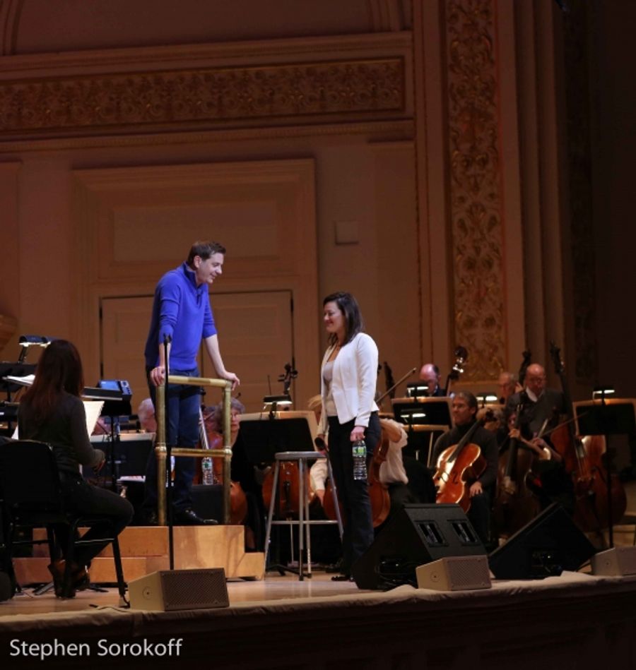 Photo Coverage: In Rehearsal with Ashley Brown & Steven Reineke with New York Pops Image