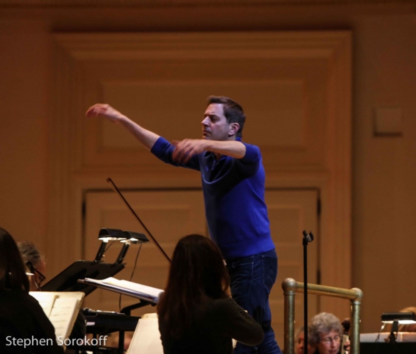 Photo Coverage: In Rehearsal with Ashley Brown & Steven Reineke with New York Pops  Image