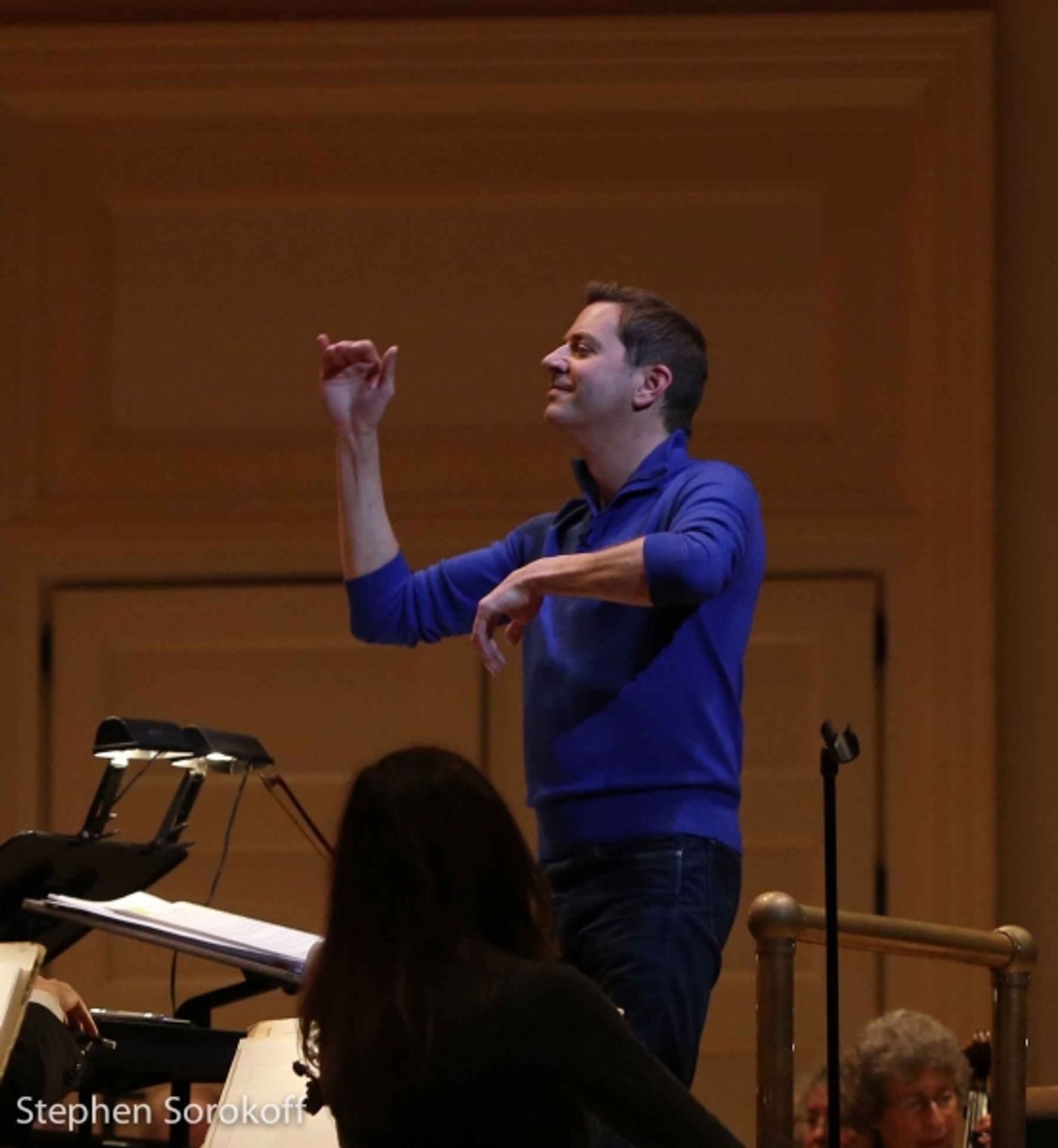 Photo Coverage: In Rehearsal with Ashley Brown & Steven Reineke with New York Pops  Image