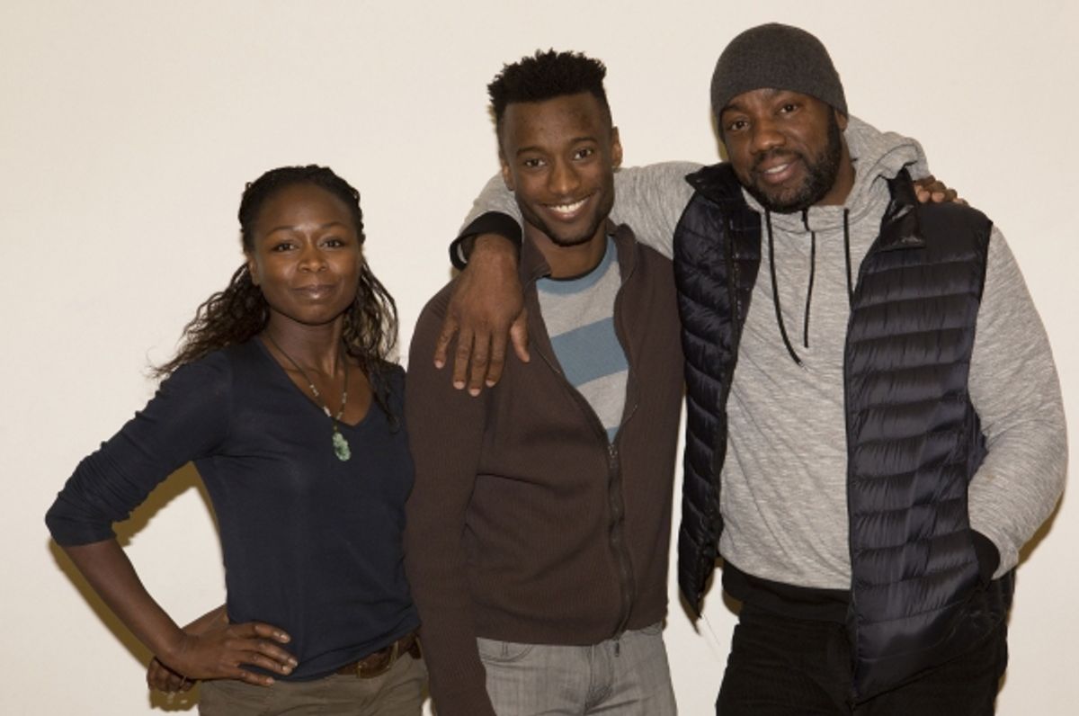 Zainab Jah, Sheldon Best and Malik Yoba at 