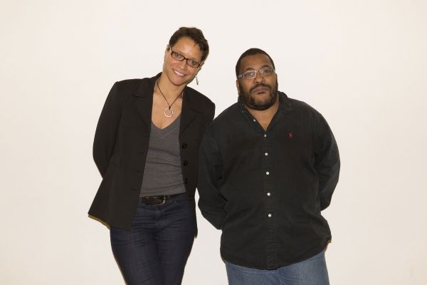 Director Leah C. Gardiner and adaptor Roy Williams Photo