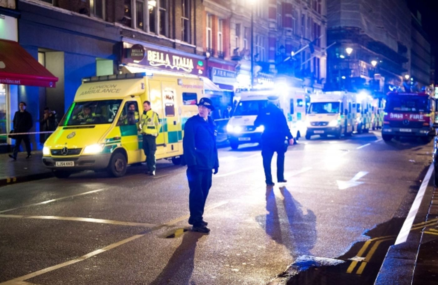 Photo Flash: Emergency Services Respond After Apollo Theatre Ceiling Collapse  Image