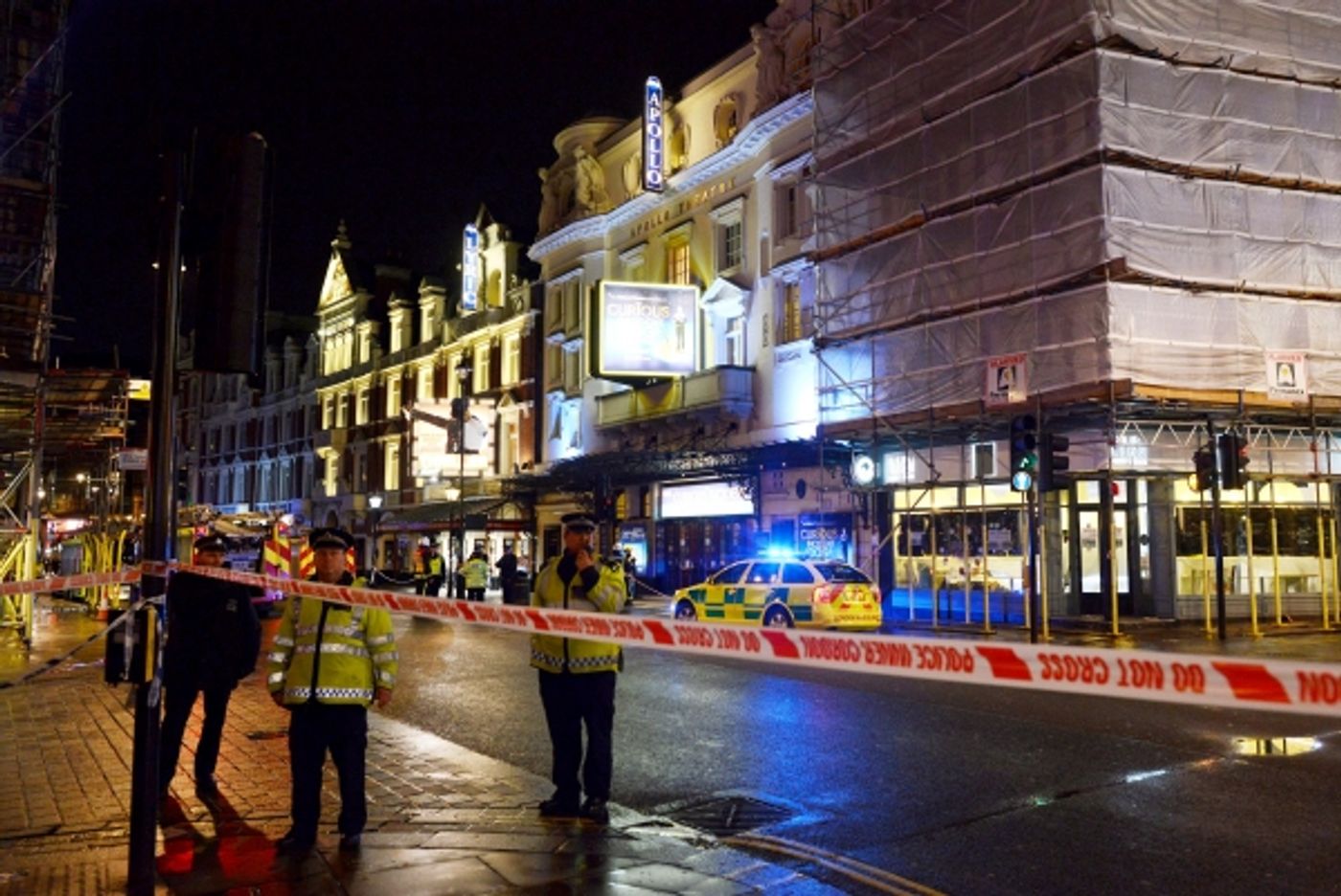 Photo Flash: Emergency Services Respond After Apollo Theatre Ceiling Collapse  Image