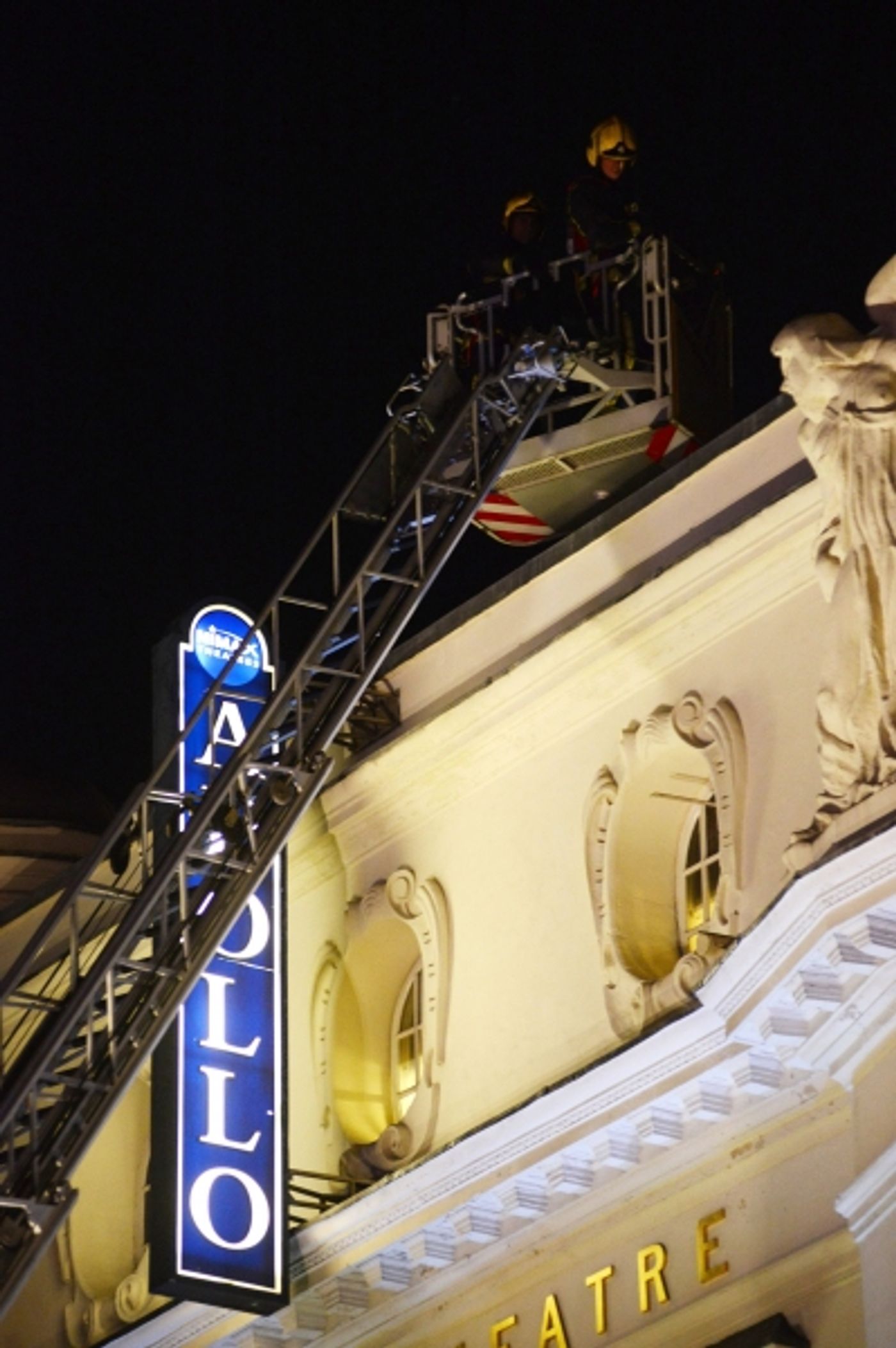 Photo Flash: Emergency Services Respond After Apollo Theatre Ceiling Collapse  Image
