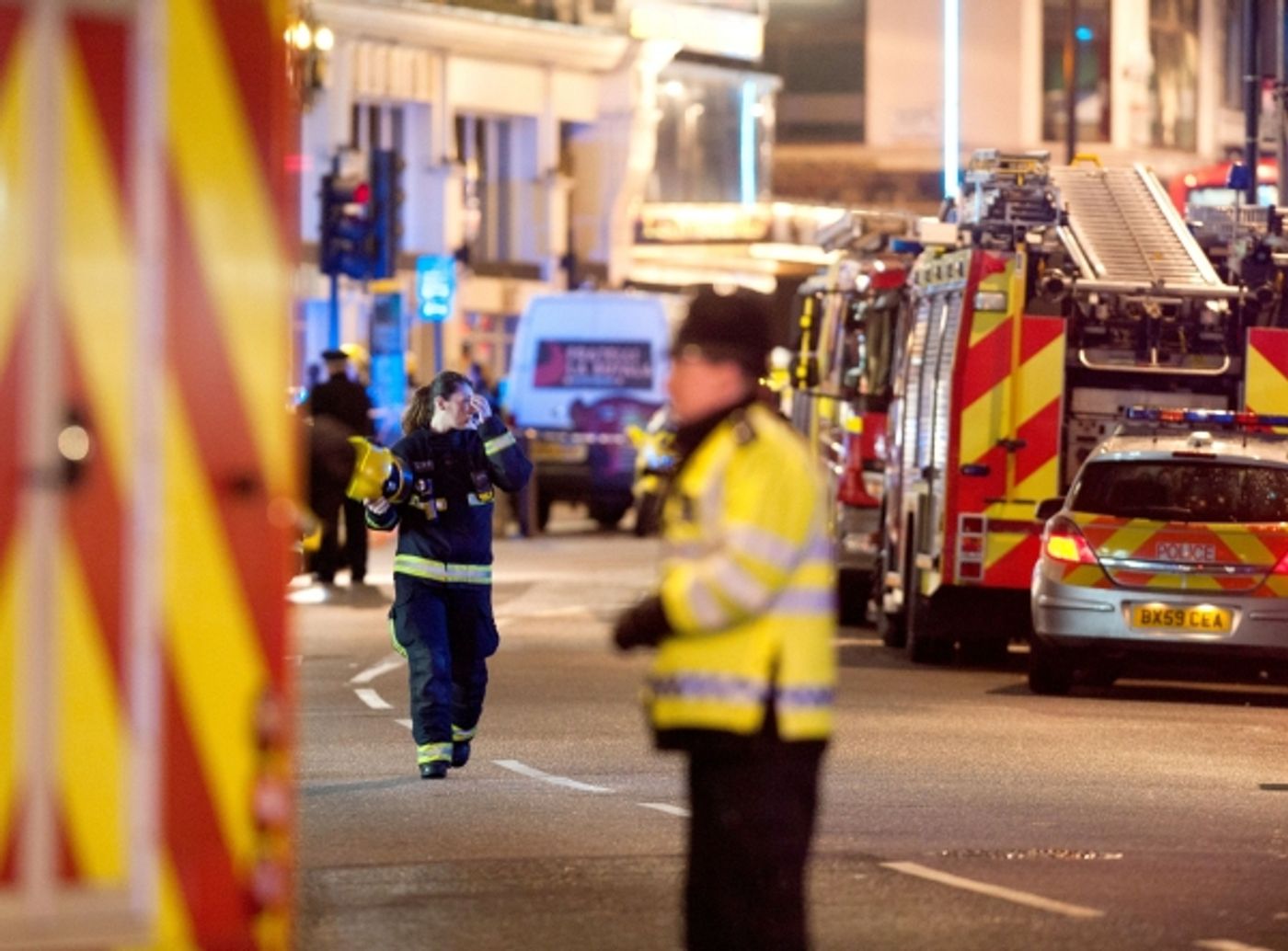 Photo Flash: Emergency Services Respond After Apollo Theatre Ceiling Collapse  Image