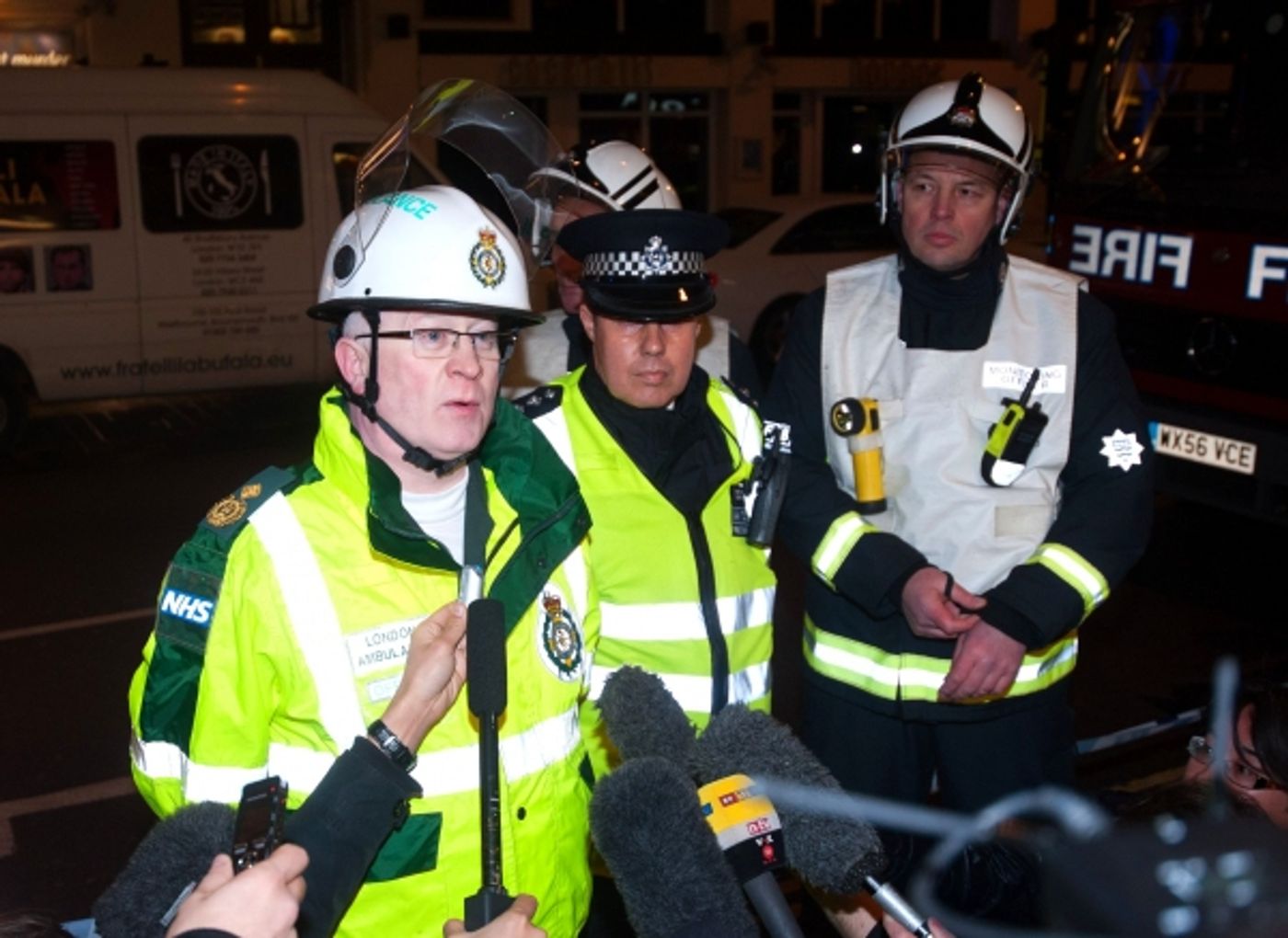 Photo Flash: Emergency Services Respond After Apollo Theatre Ceiling Collapse  Image