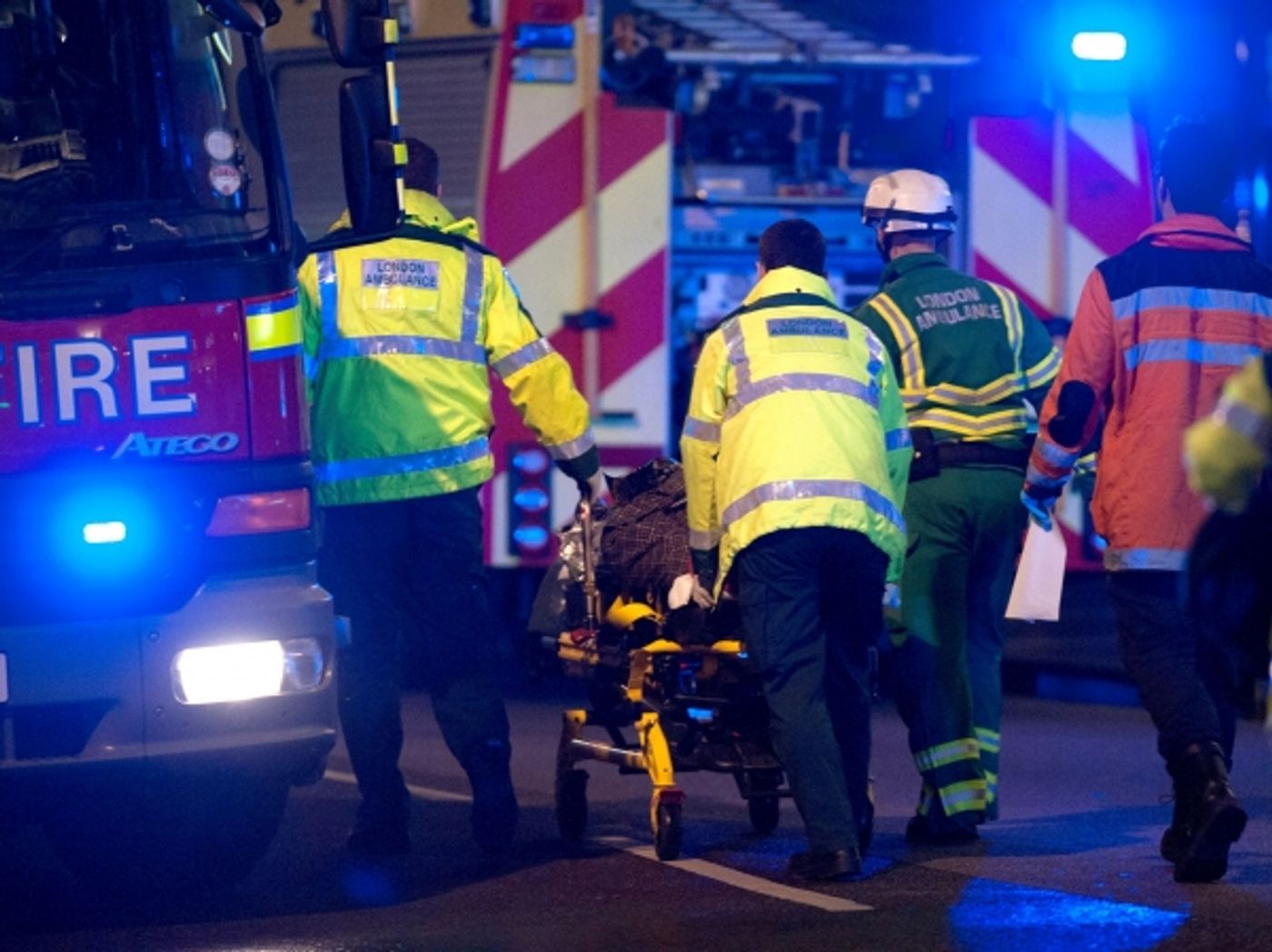 Photo Flash: Emergency Services Respond After Apollo Theatre Ceiling Collapse  Image