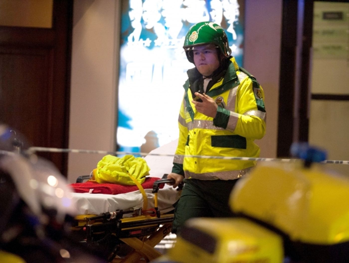 Photo Flash: Emergency Services Respond After Apollo Theatre Ceiling Collapse  Image