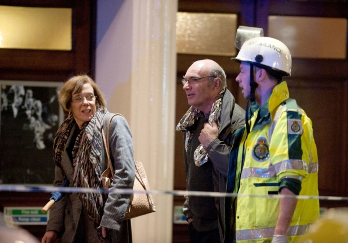 Photo Flash: Emergency Services Respond After Apollo Theatre Ceiling Collapse  Image