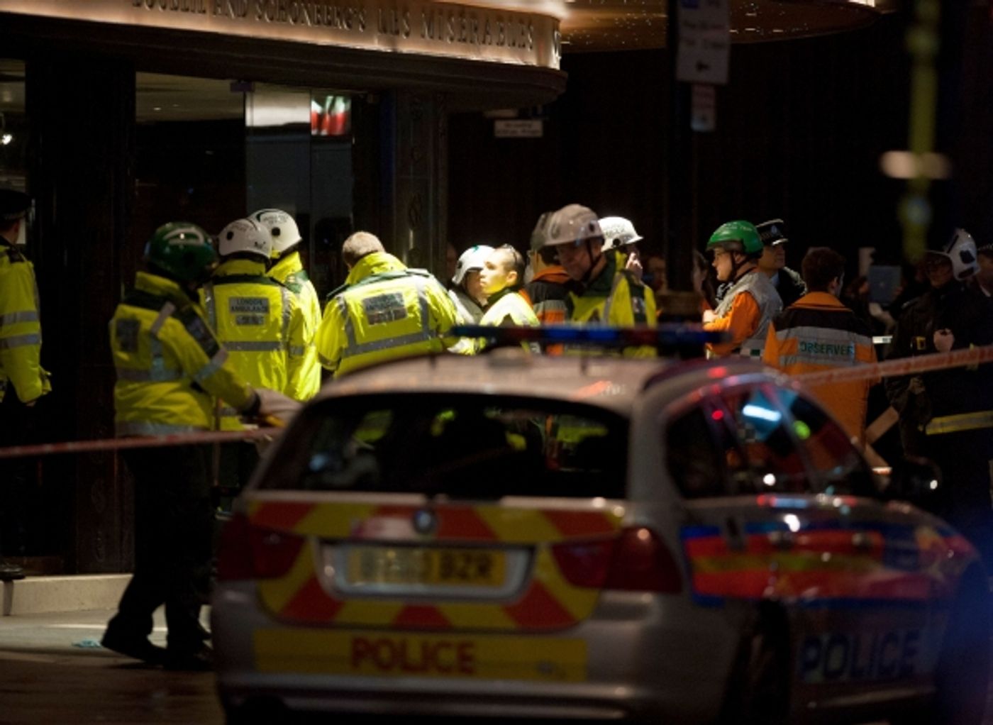 Photo Flash: Emergency Services Respond After Apollo Theatre Ceiling Collapse  Image
