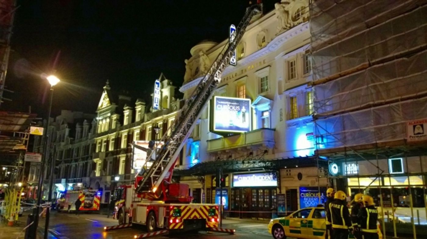 Photo Flash: Emergency Services Respond After Apollo Theatre Ceiling Collapse  Image