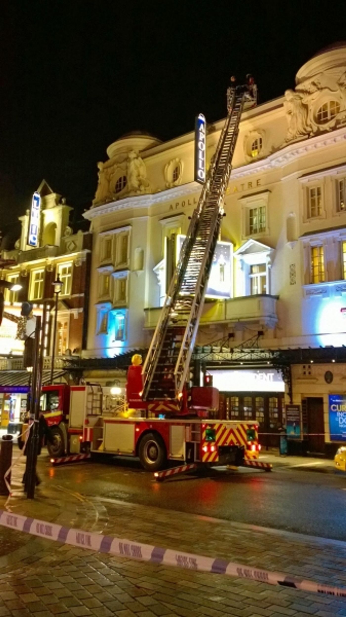 Photo Flash: Emergency Services Respond After Apollo Theatre Ceiling Collapse  Image