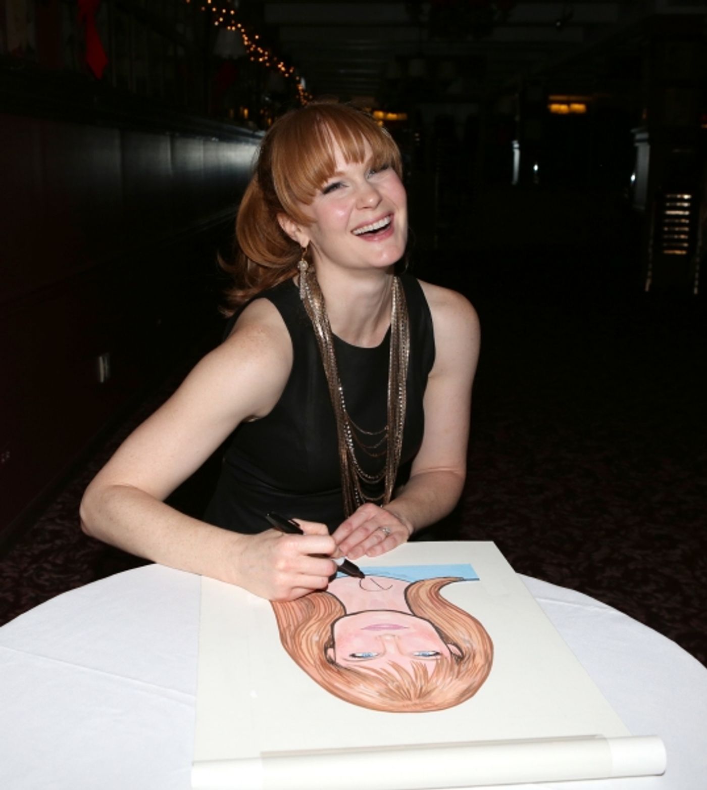 Photo Coverage: BIG FISH's Kate Baldwin Unveils Sardi's Portrait  Image