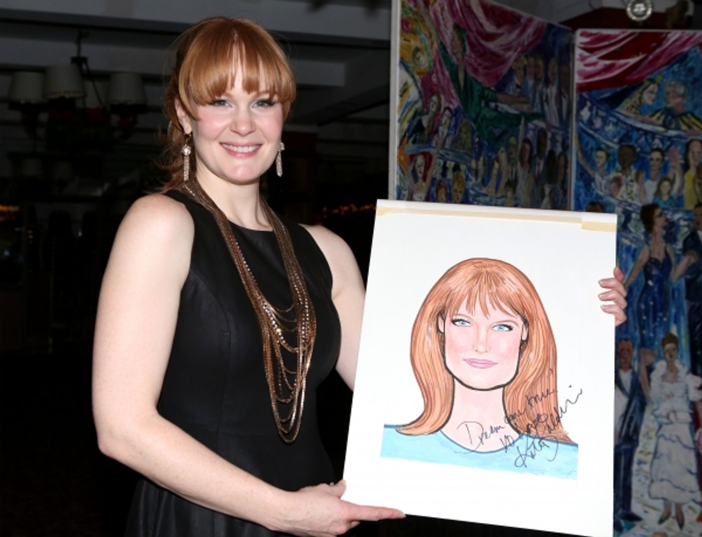 Photo Coverage: BIG FISH's Kate Baldwin Unveils Sardi's Portrait  Image