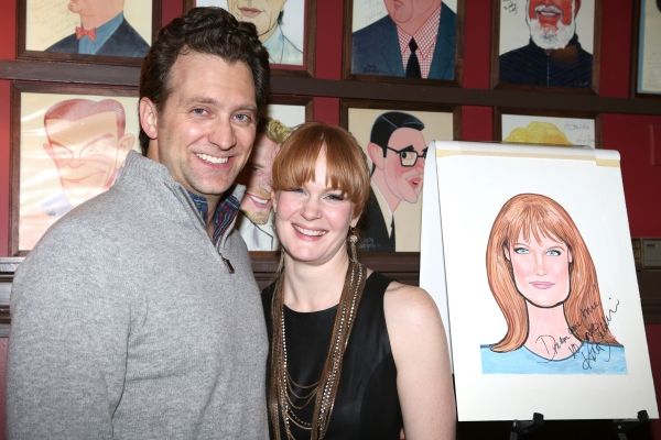 Kate Baldwin and husband Graham Rowat  Photo