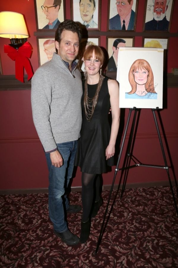 Kate Baldwin and husband Graham Rowat  Photo