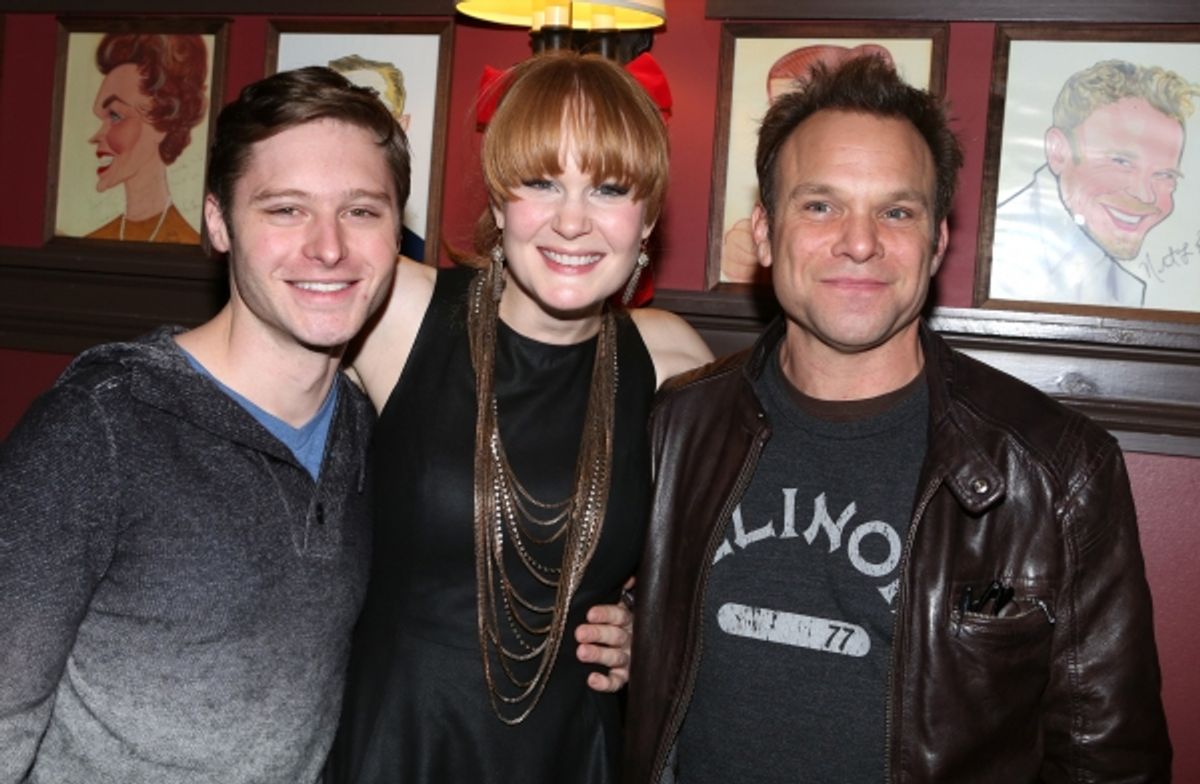 Bobby Steggert, Kate Baldwin and Norbert Leo Butz  at 