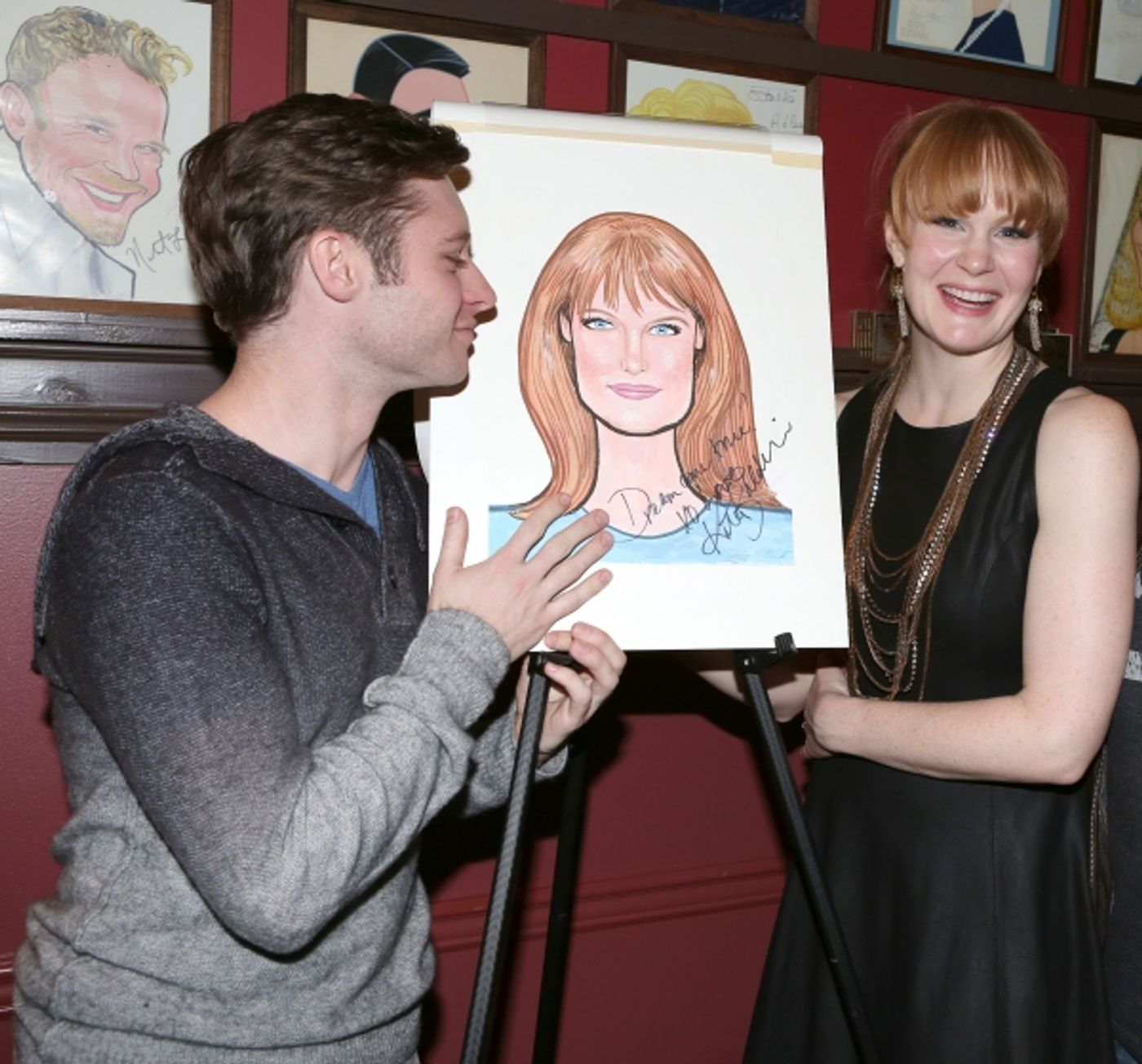 Photo Coverage: BIG FISH's Kate Baldwin Unveils Sardi's Portrait  Image