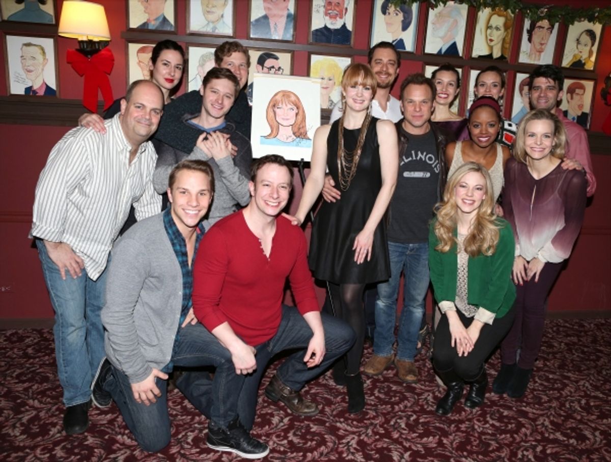Kate Baldwin and ''Big Fish'' cast at 