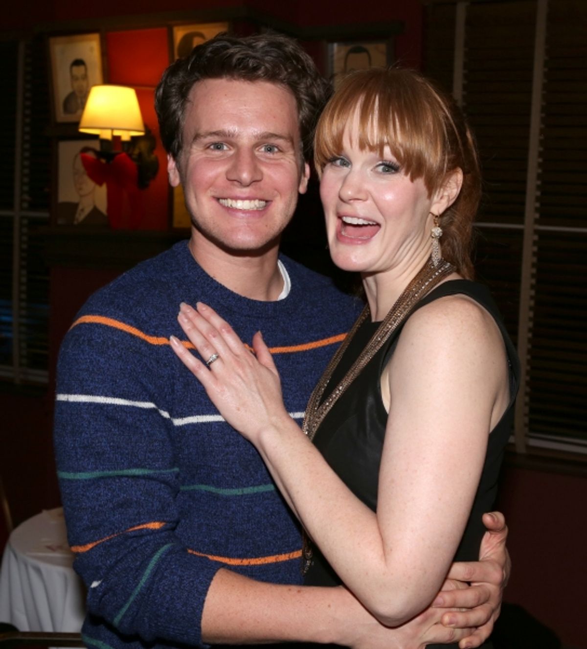 Kate Baldwin and Jonathan Groff  at 