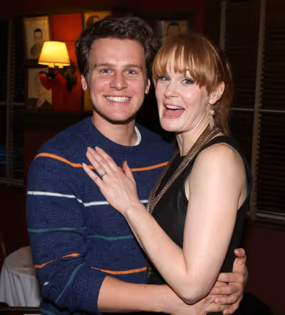 Kate Baldwin and Jonathan Groff  Photo
