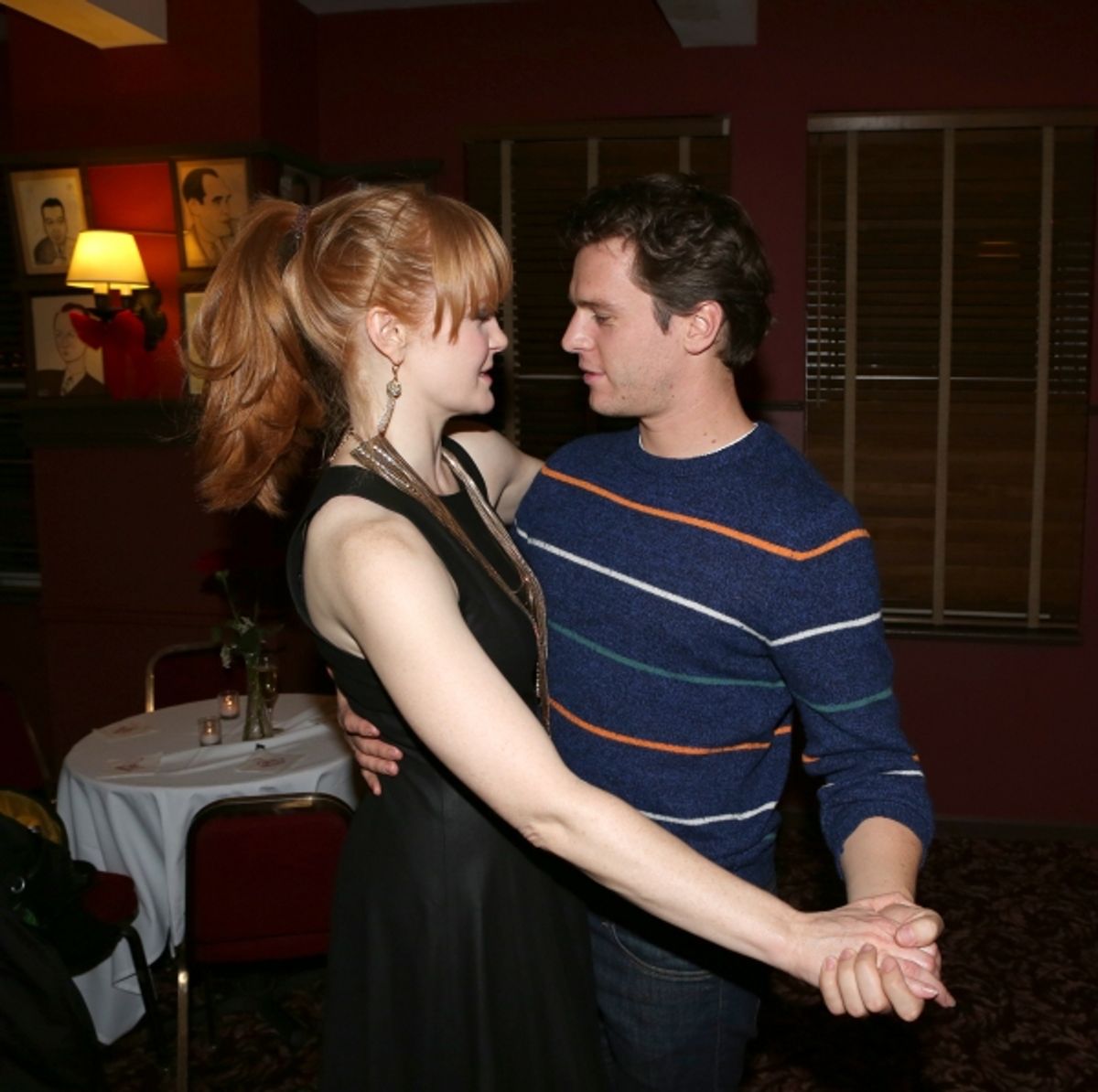 Kate Baldwin and Jonathan Groff  at 