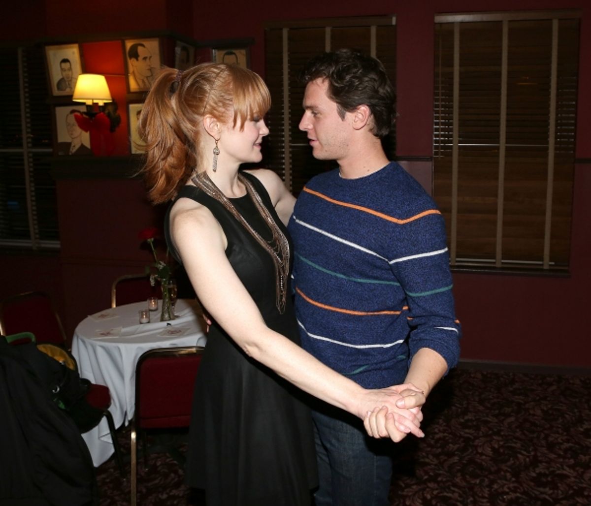 Kate Baldwin and Jonathan Groff  at 