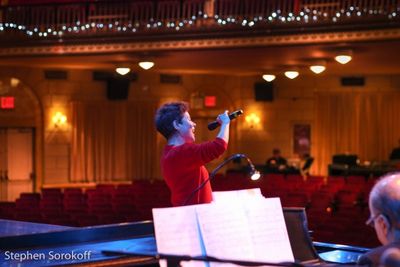 Christine Andreas, SOund CHeck Photo