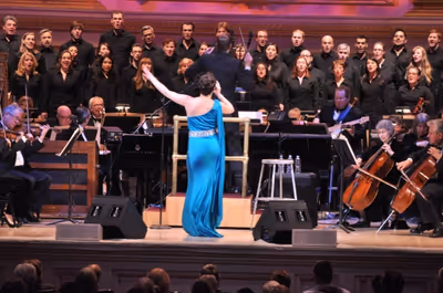 Ashley Brown and Steven Reineke with The New York Pops and Essential Voices USA Photo