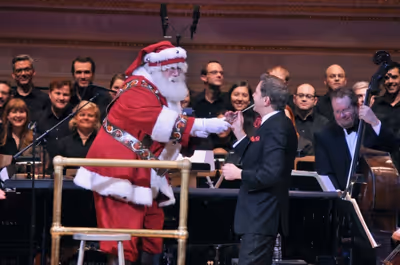 Santa Claus and Steven Reineke Photo