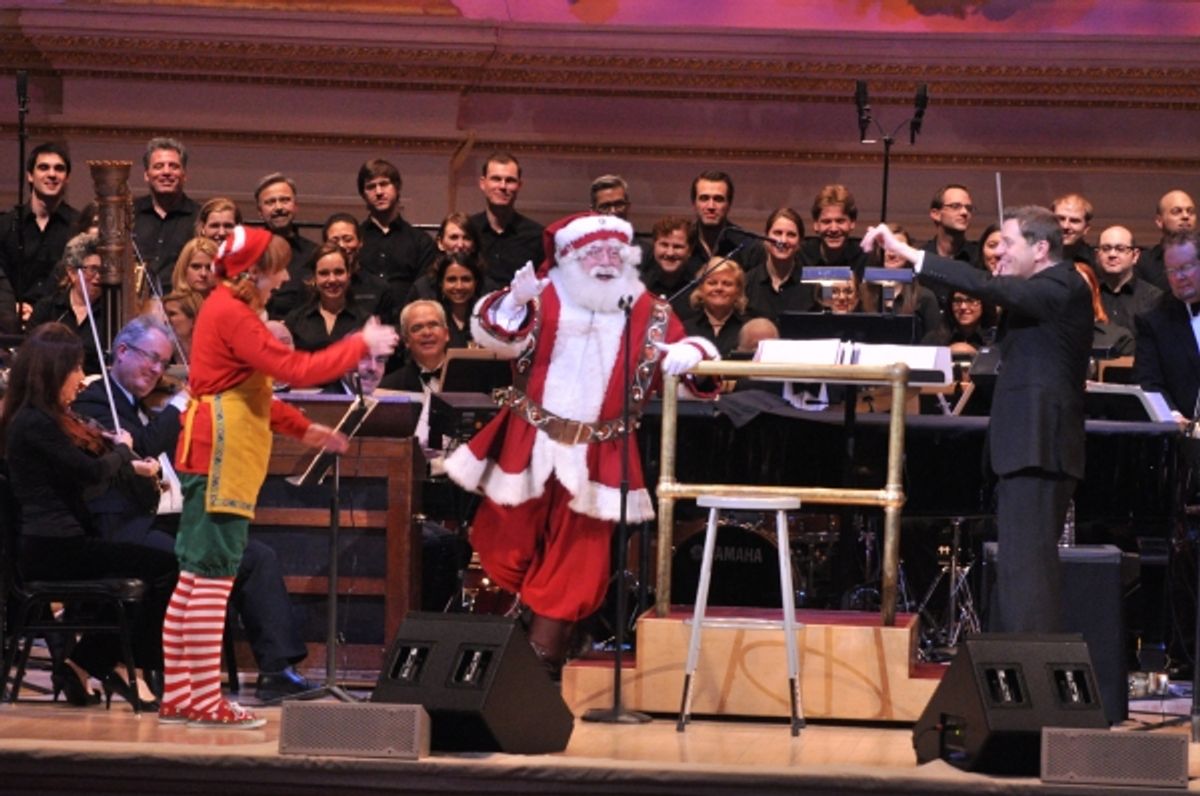 Santa Claus and Steven Reineke at 