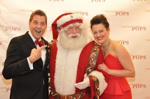 Steven Reineke, Santa Claus and Ashley Brown Photo
