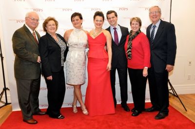 Ashley Brown and Daniel Wisier and their families Photo
