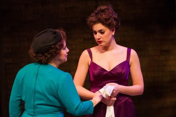 Momma Rose (Sherri L. Edelen) prepares her daughter Louise (Maria Rizzo) for her firs Photo