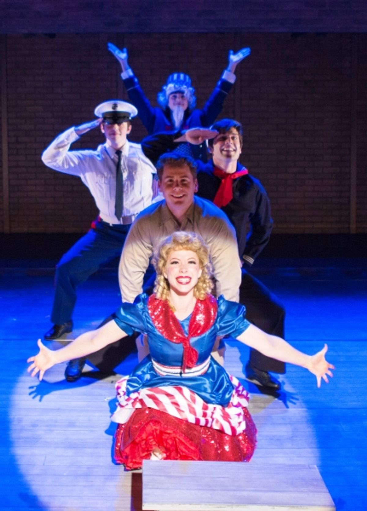 LifeÃ¢â‚¬â„¢s a stage when youÃ¢â‚¬â„¢re with Dainty June (Nicole Mangi, foreground), backed up by L.A. (Gannon OÃ¢â‚¬â„¢Brien), Yonkers (Samuel Edgerly), Tulsa (Vincent Kempski), and Louise (Maria Rizzo).  at 