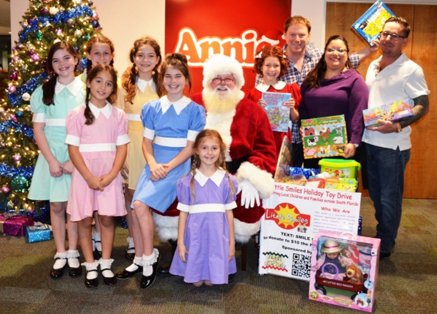 Photo Flash: Maltz Jupiter Theatre's ANNIE Collects, Donates to Nonprofit 'Little Smiles' Photo Flash: Maltz Jupiter Theatre's ANNIE Collects, Donates to Nonprofit 'Little Smiles' Image