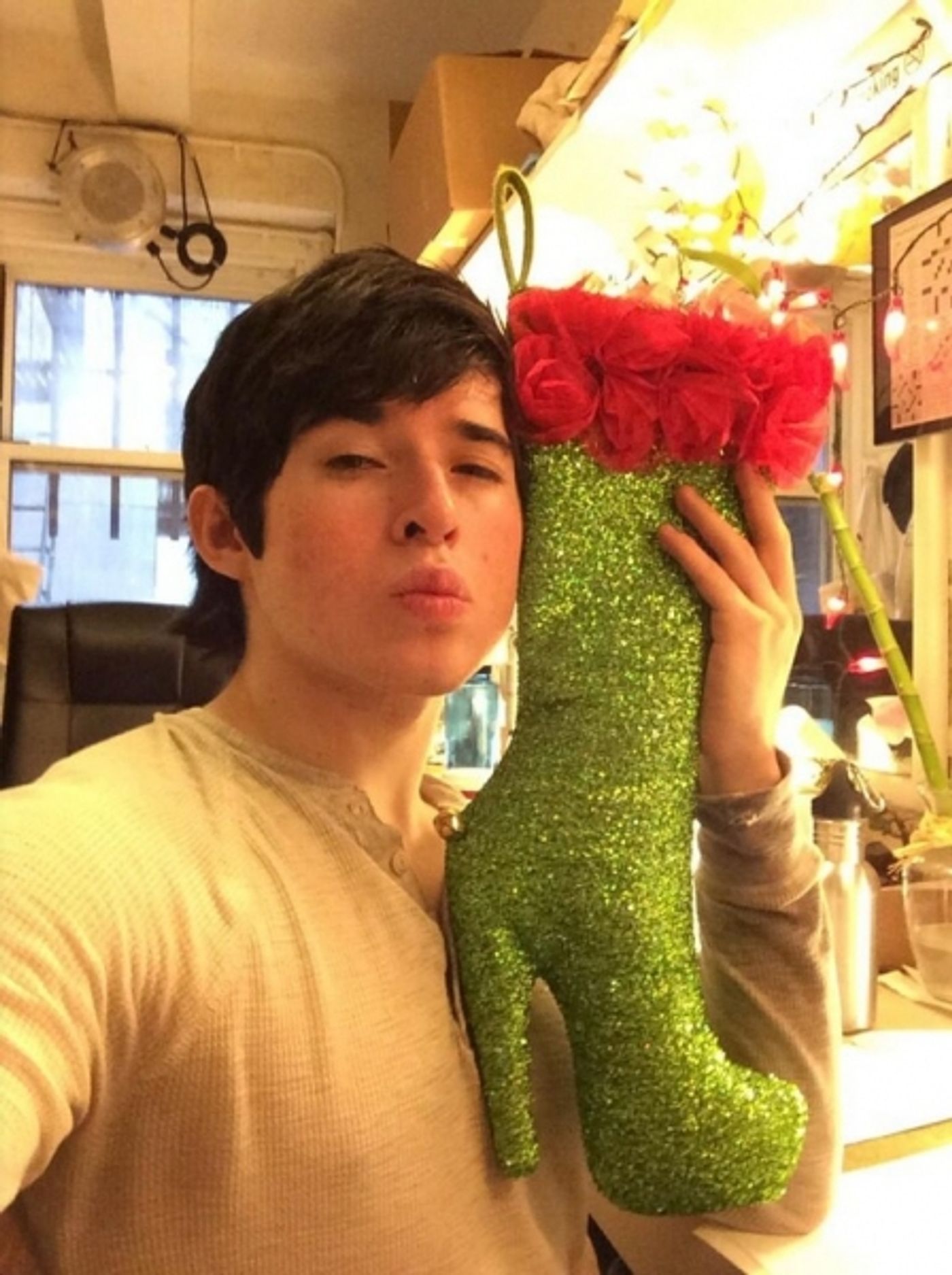 Photo Flash: Saturday Intermission Pics, Dec 21 - Christmas Is in the Air! SCROOGE, THE FANTASTICKS and More!  Image