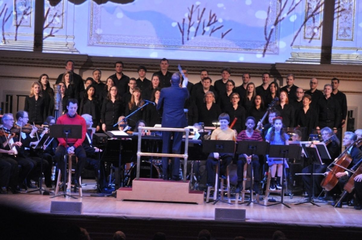 Steven Reineke, John Tartaglia, The New York Pops, Essential Voices USA, TADA! Youth Theatre and the New York Theatre Ballet Present A Charlie Brown Christmas at 