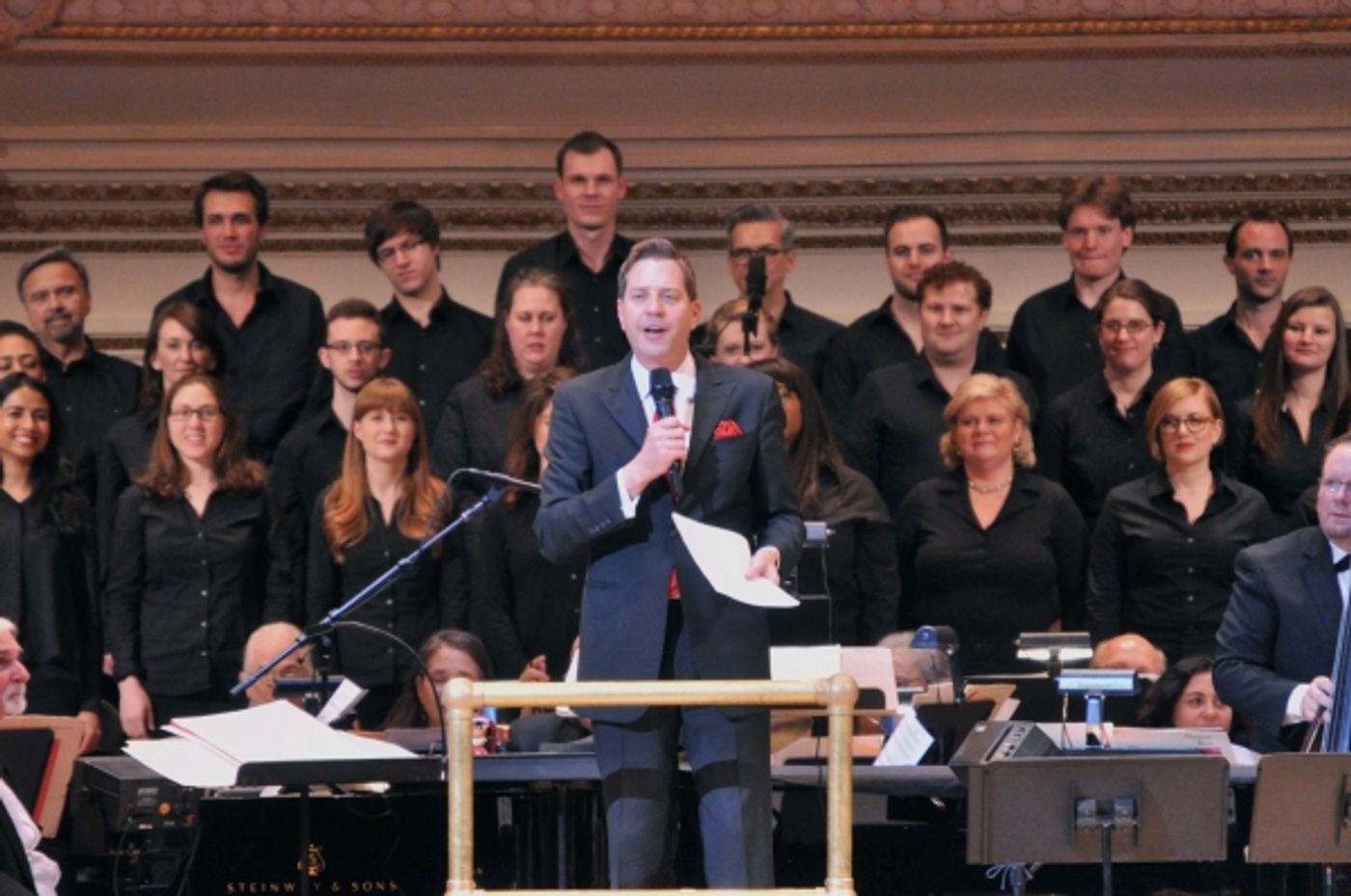 Photo Coverage: John Tartaglia, Steven Reineke Join NY Pops in A CHARLIE BROWN CHRISTMAS; Megan Hilty & More Attend  Image