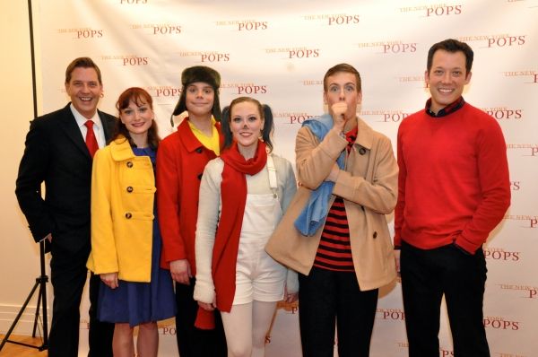 Steven Reineke and John Tartaglia with members of the New York Ballet Theatre-Amanda  Photo
