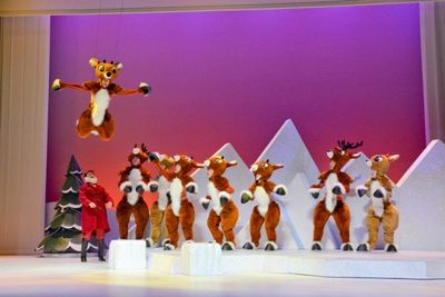 Jordan Brodess as Rudolph, and Company Photo