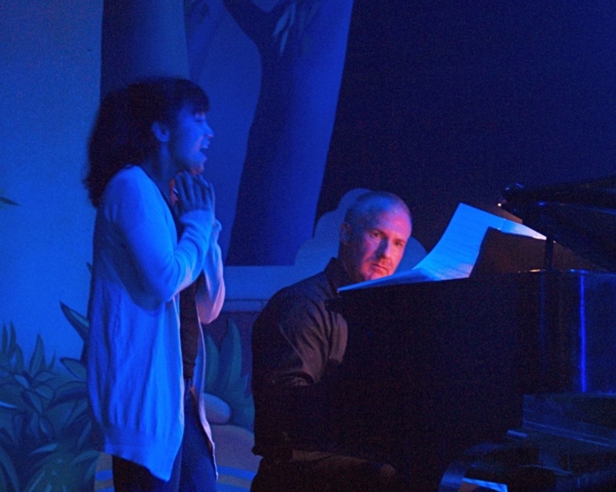 Jennifer Paz and Musical Director John Gentry Tennyson at 