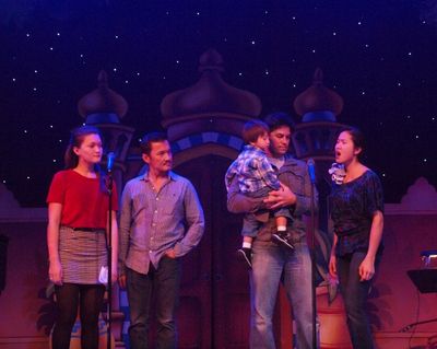 Isa Camille Briones, Jon Jon Briones, Cliffton Hall, and Deedee Magno Hall Photo