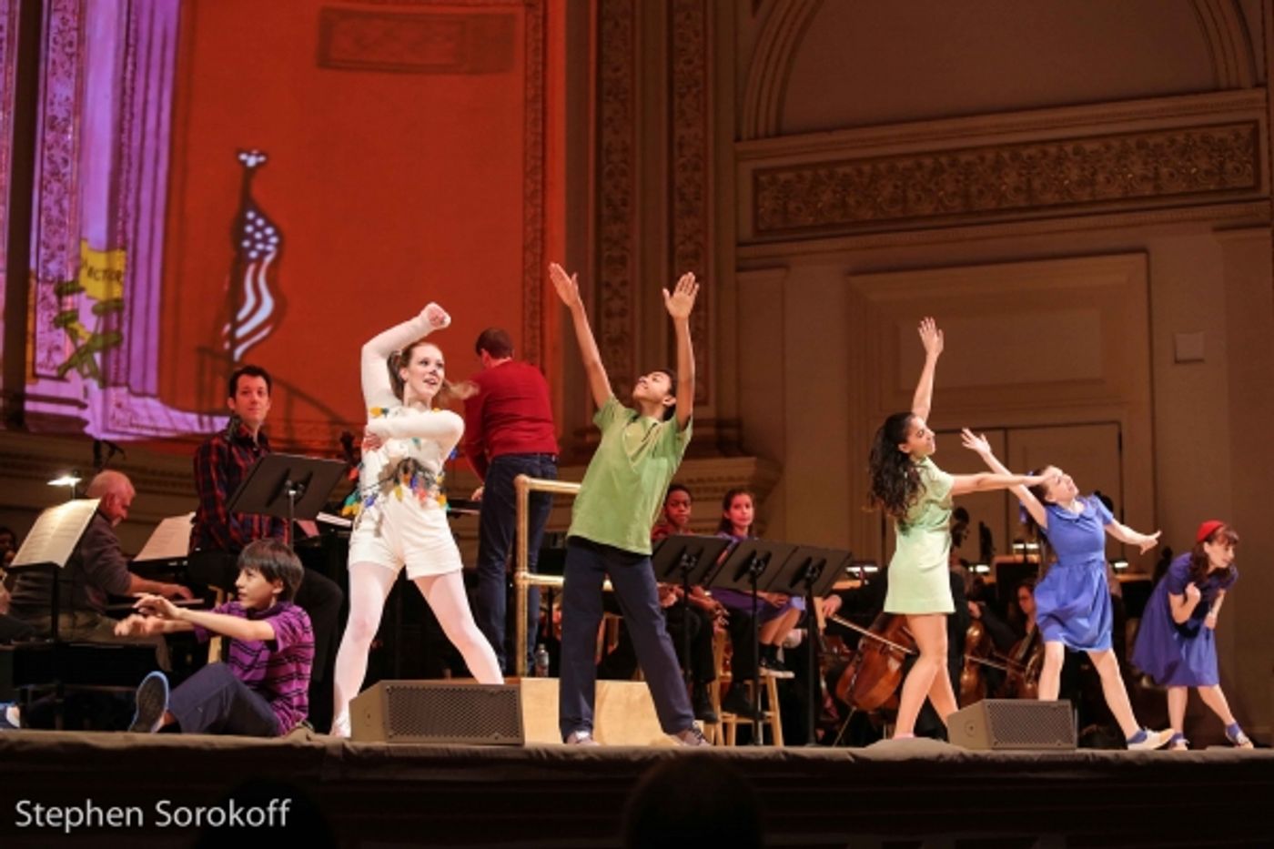 Photo Coverage: In Rehearsal with the NY Pops for A CHARLIE BROWN CHRISTMAS  Image