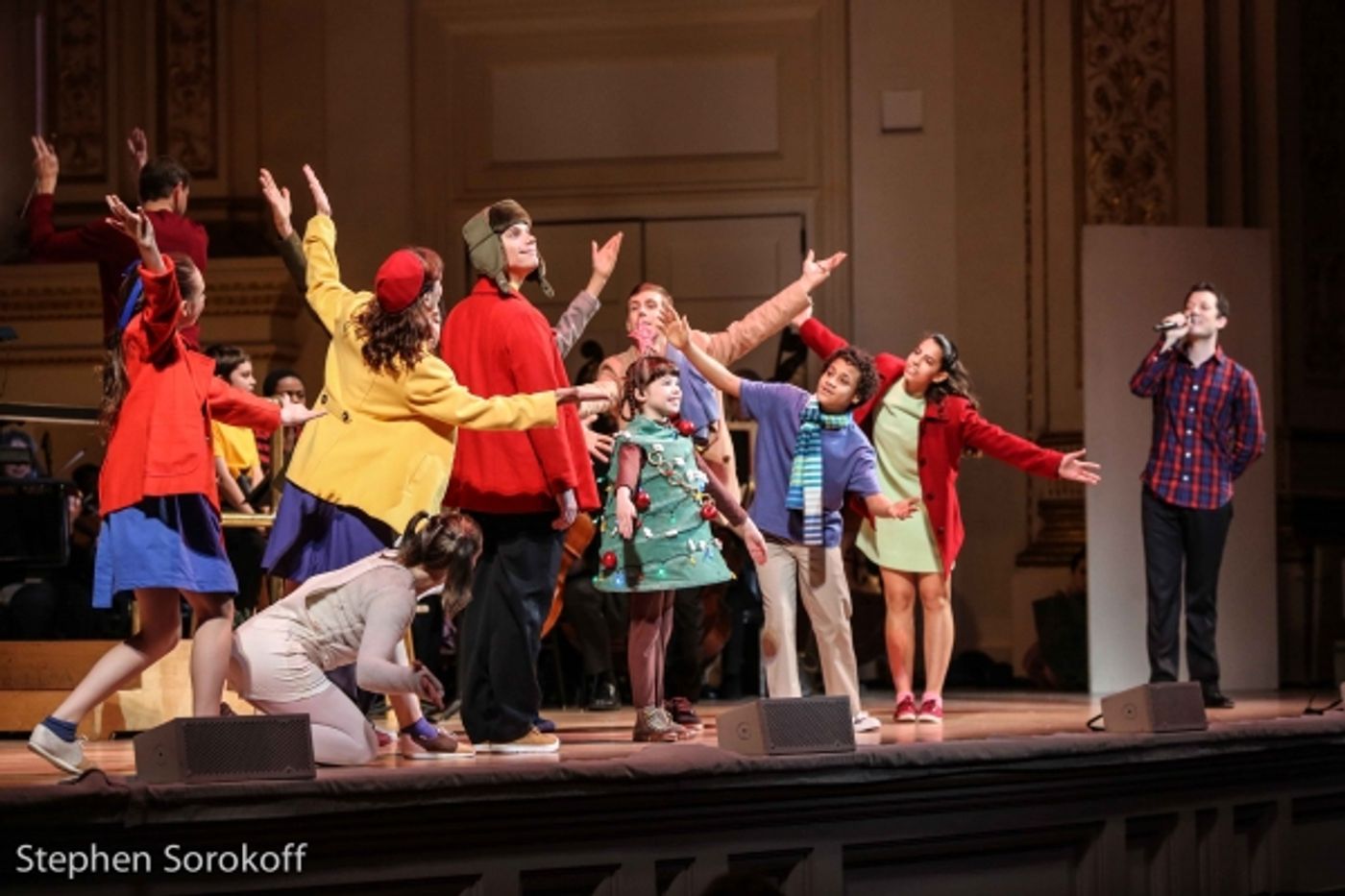 Photo Coverage: In Rehearsal with the NY Pops for A CHARLIE BROWN CHRISTMAS  Image