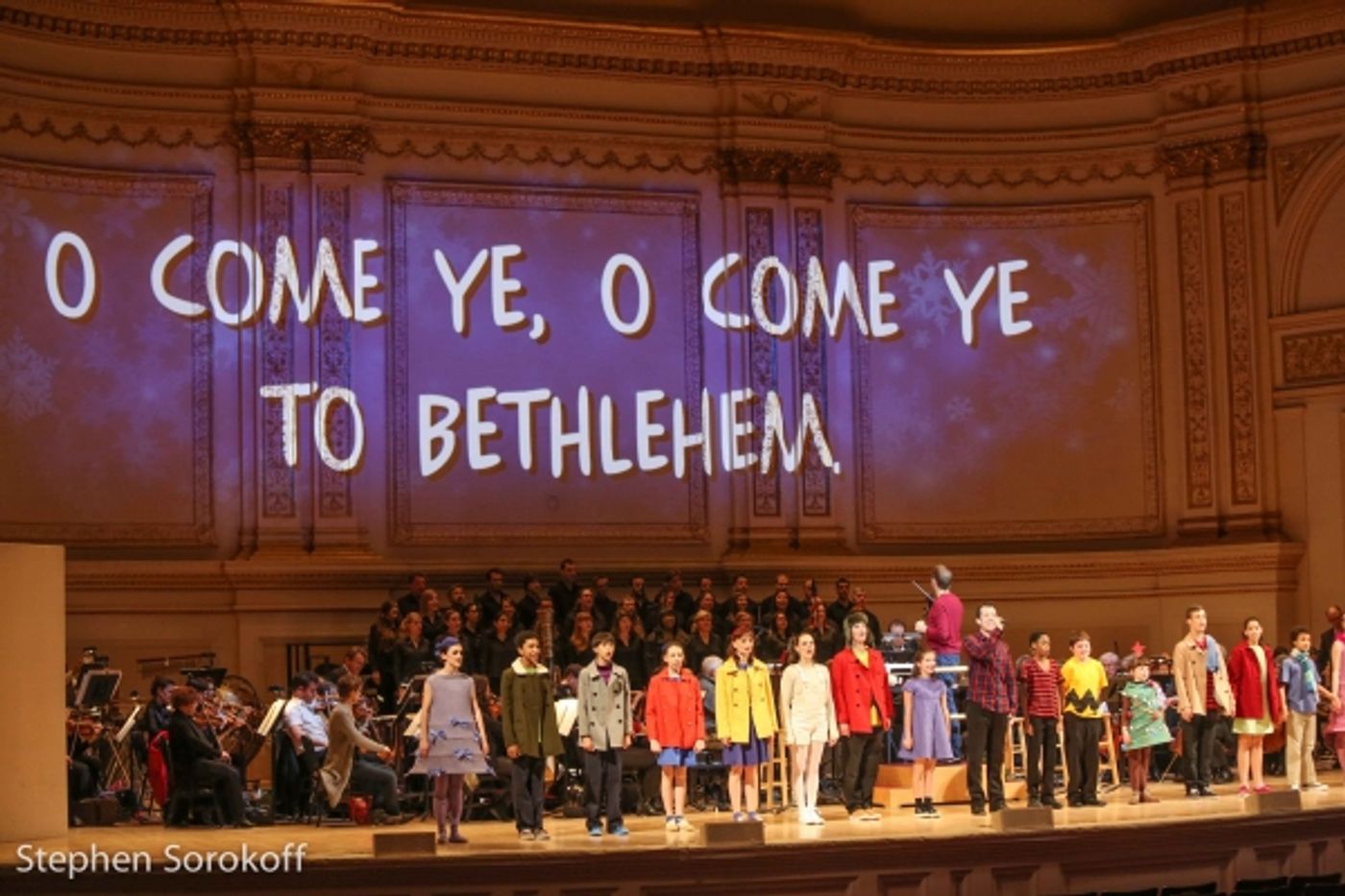 Photo Coverage: In Rehearsal with the NY Pops for A CHARLIE BROWN CHRISTMAS  Image