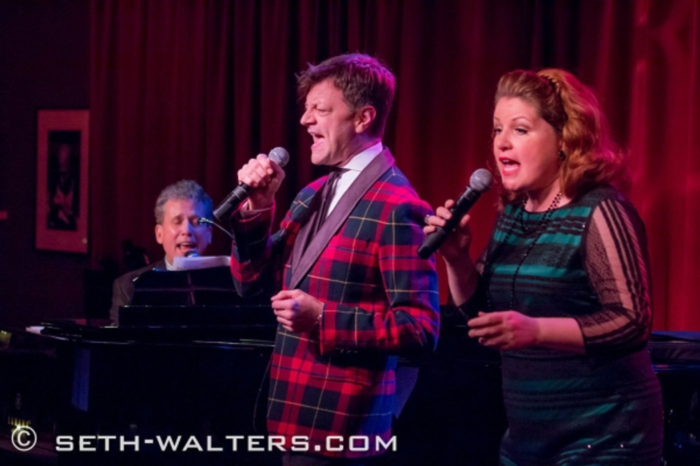 Photo Flash: A SWINGING BIRDLAND CHRISTMAS with Klea Blackhurst, Jim Caruso, Billy Stritch & More  Image