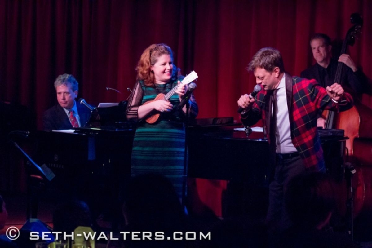 Billy Stritch, Klea Blackhurst, Jim Caruso at 