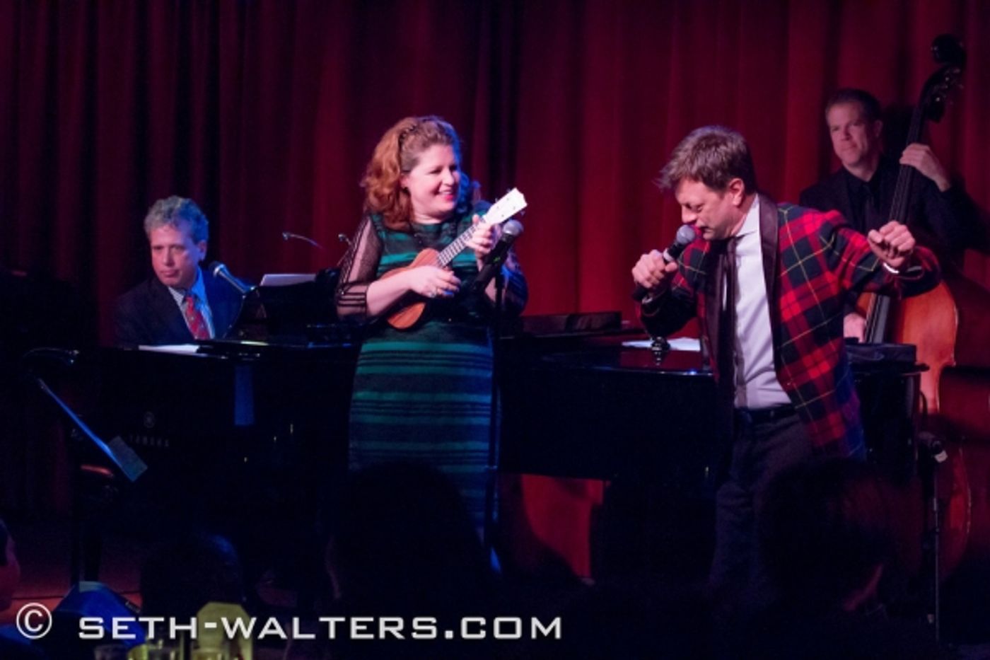 Photo Flash: A SWINGING BIRDLAND CHRISTMAS with Klea Blackhurst, Jim Caruso, Billy Stritch & More  Image